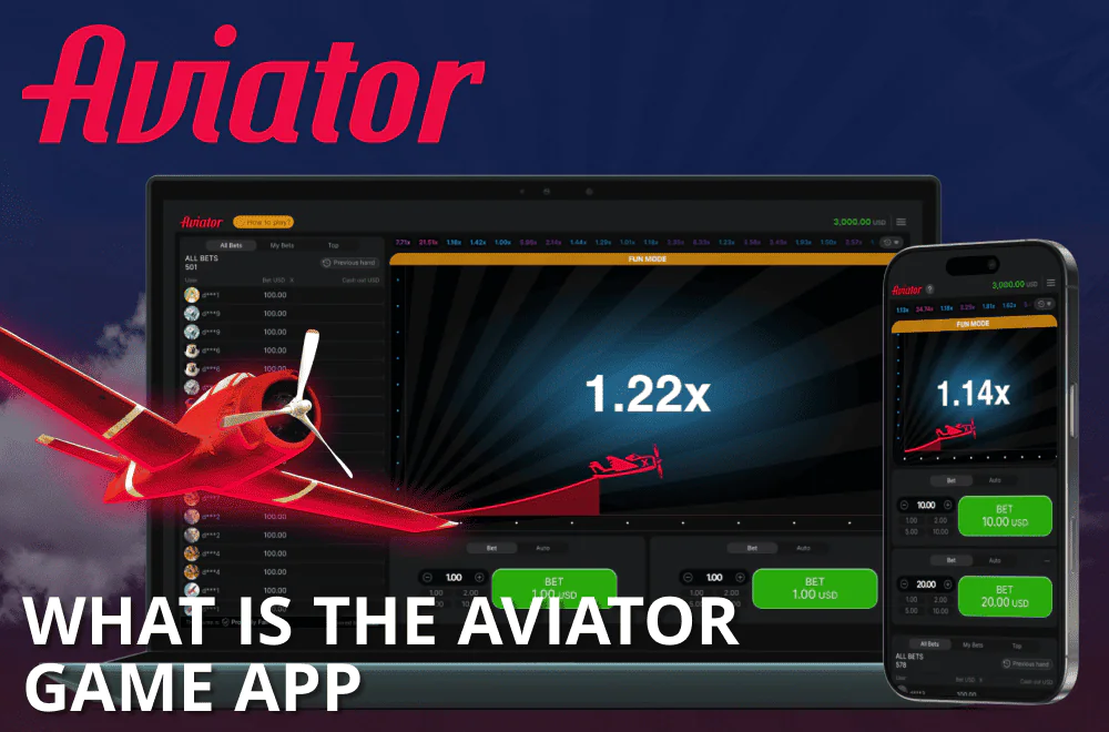 Aviator app for cell phones and desktops