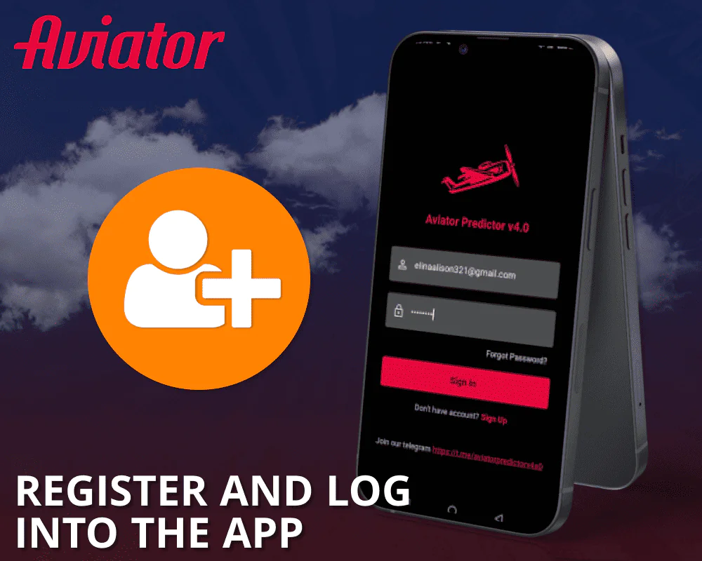 Register in the Aviator Predictor app