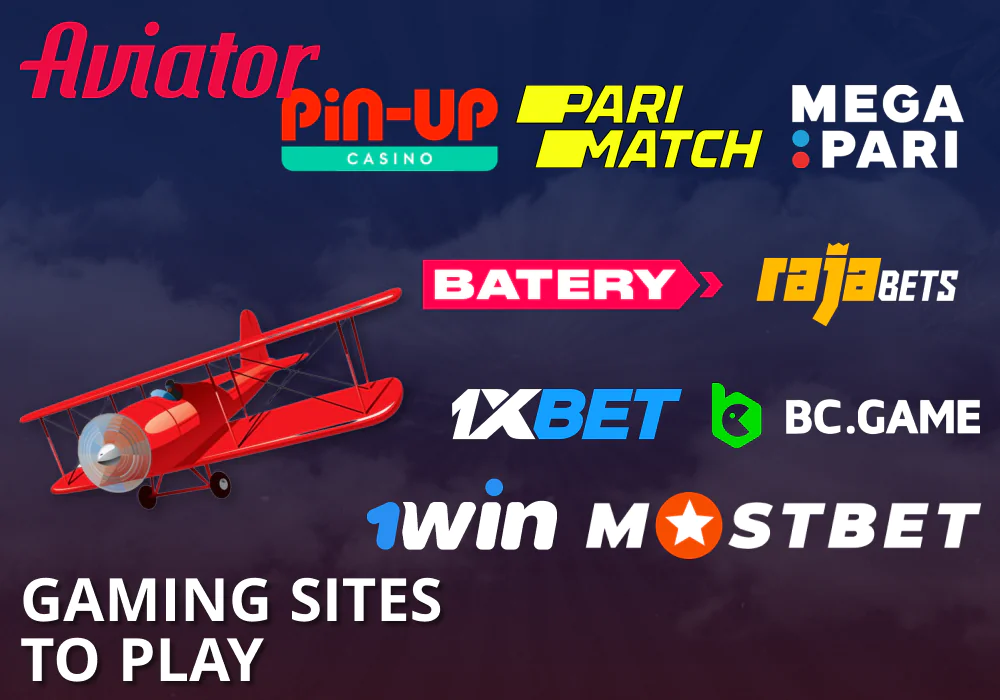 Online casino sites for playing Aviator